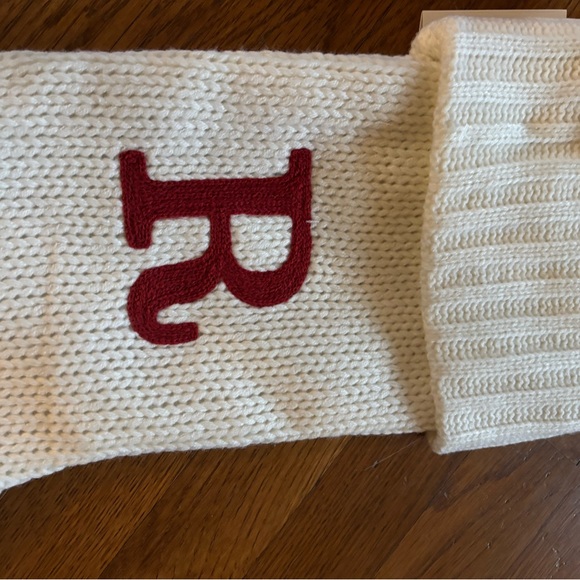 Red and White Knit Christmas Stockings bundle nwt - Picture 3 of 3